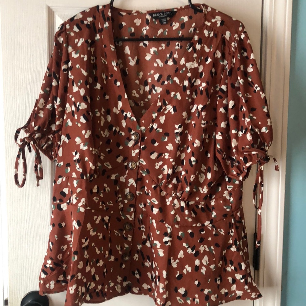 Leopard blouse